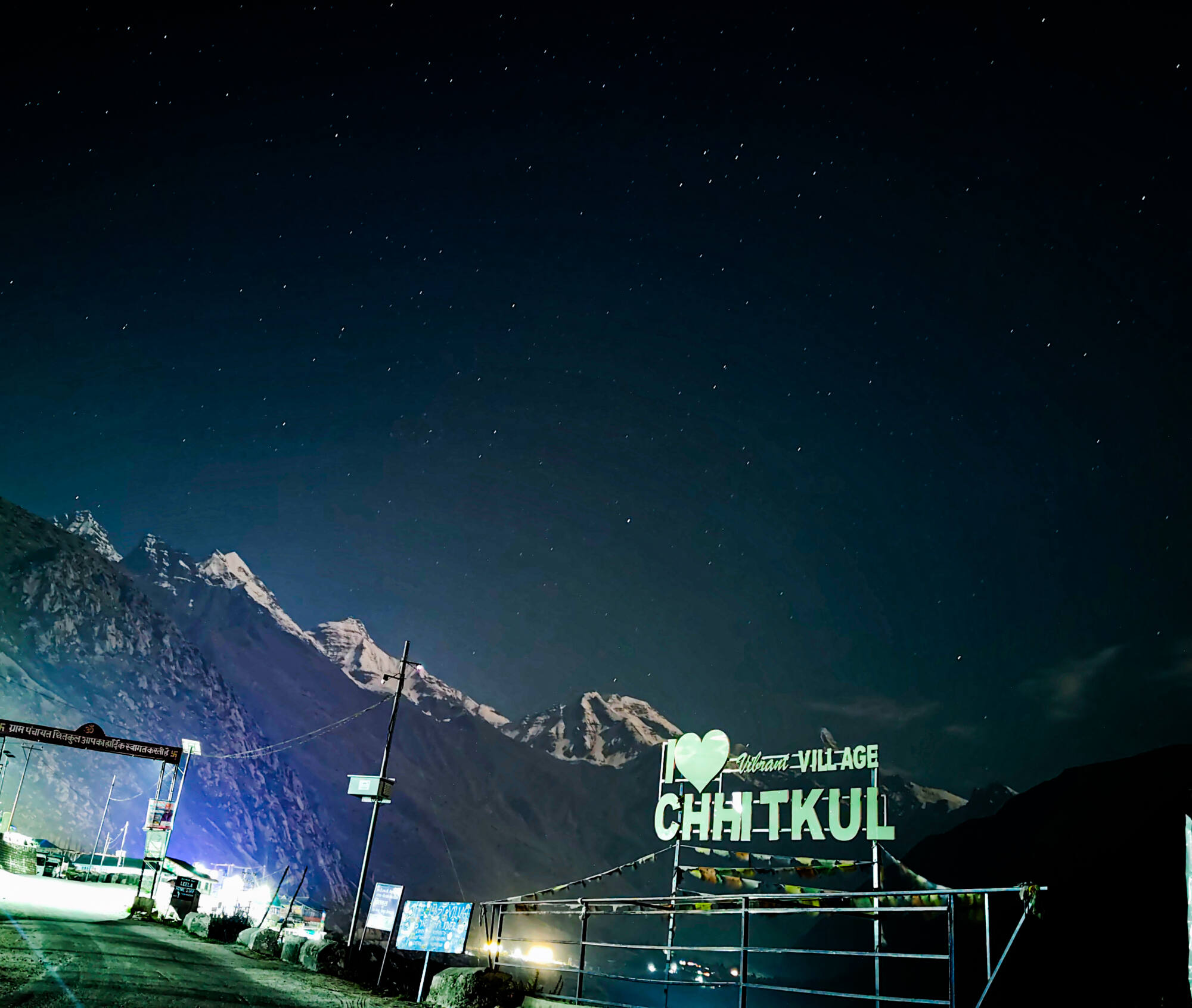 Stars over Chitkul